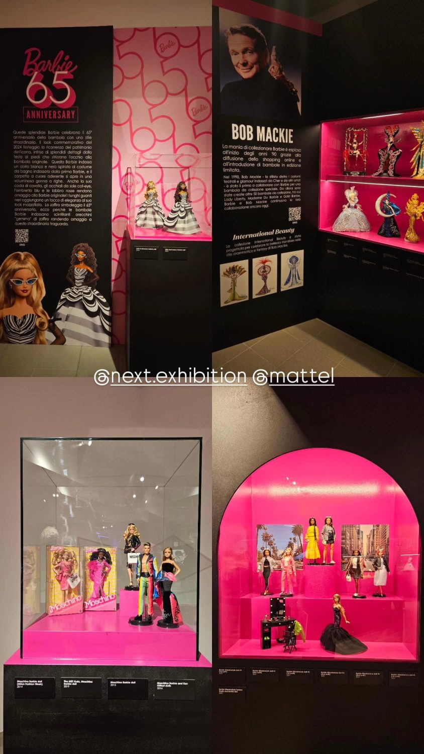 barbie exhibition milano 2024